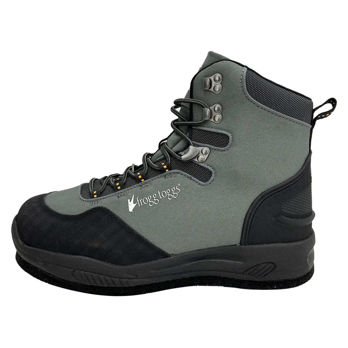 Frogg Toggs Mens Dark Graphite Deep Current Felt Wading Boot