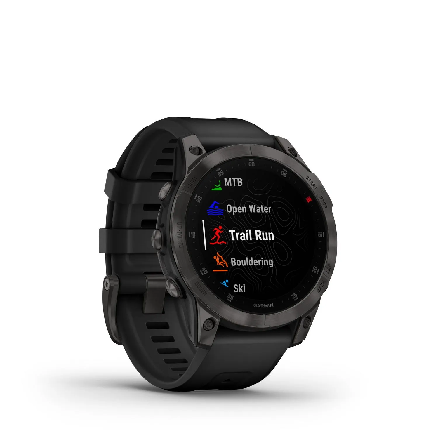 Garmin Epix Premium Outdoor Smartwatch - Sapphire - Black Titanium