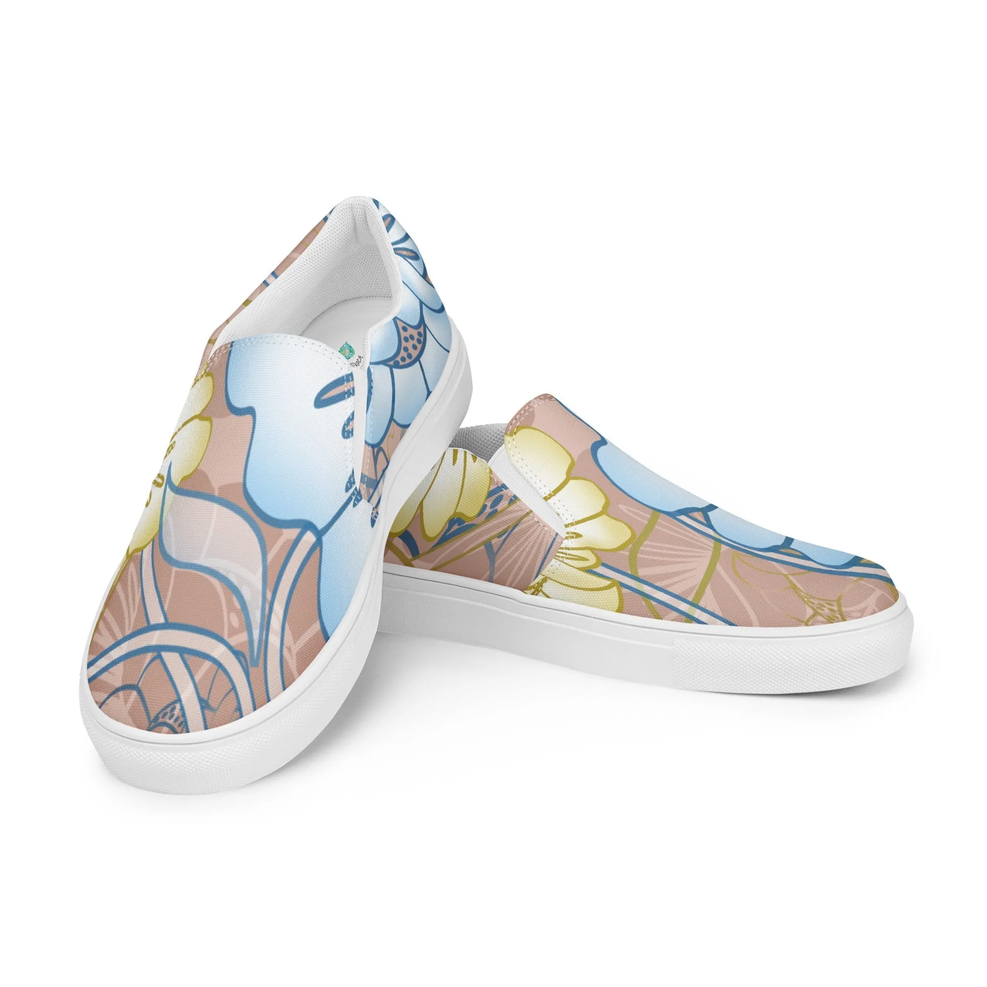 Hawaiian Garden Women’s Slip-on Canvas Sneakers