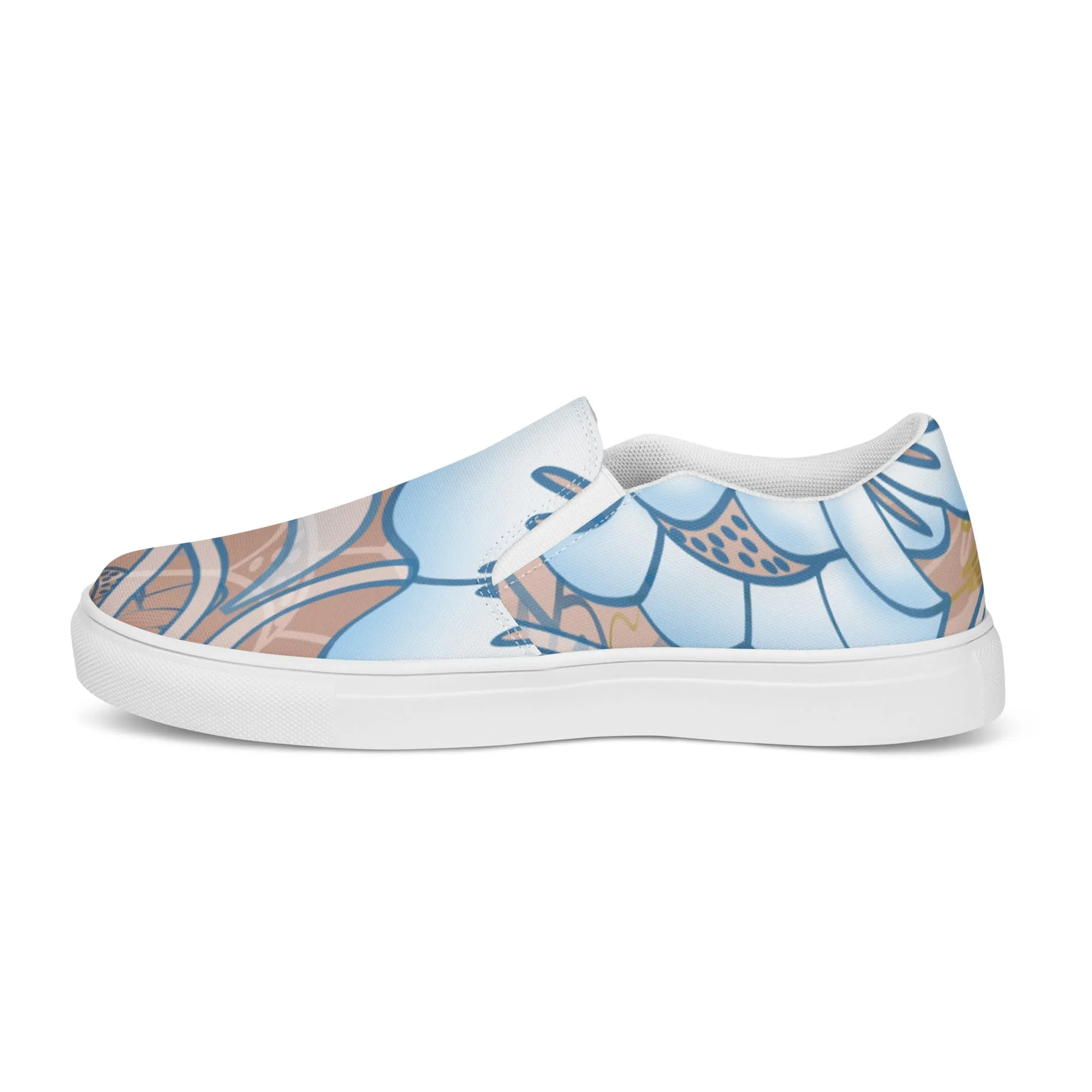 Hawaiian Garden Women’s Slip-on Canvas Sneakers