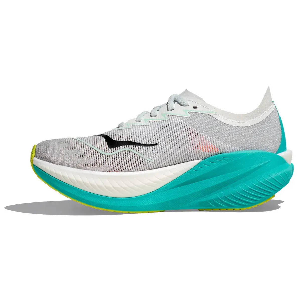 Hoka Mach X 2 Running Shoes - Womens - Frost/Electric Aqua