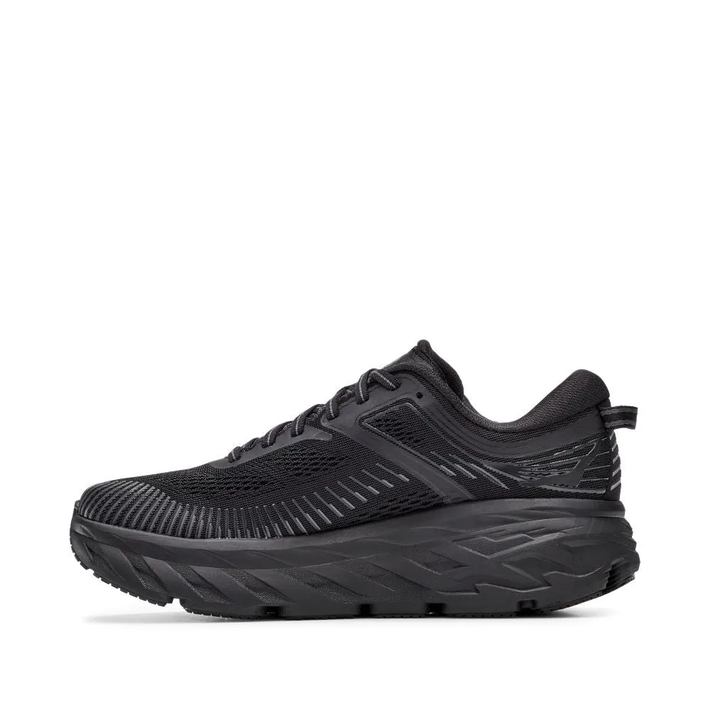 'HOKA' Women's Bondi 7 - Black / Black (Wide)