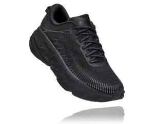 'HOKA' Women's Bondi 7 - Black / Black (Wide)