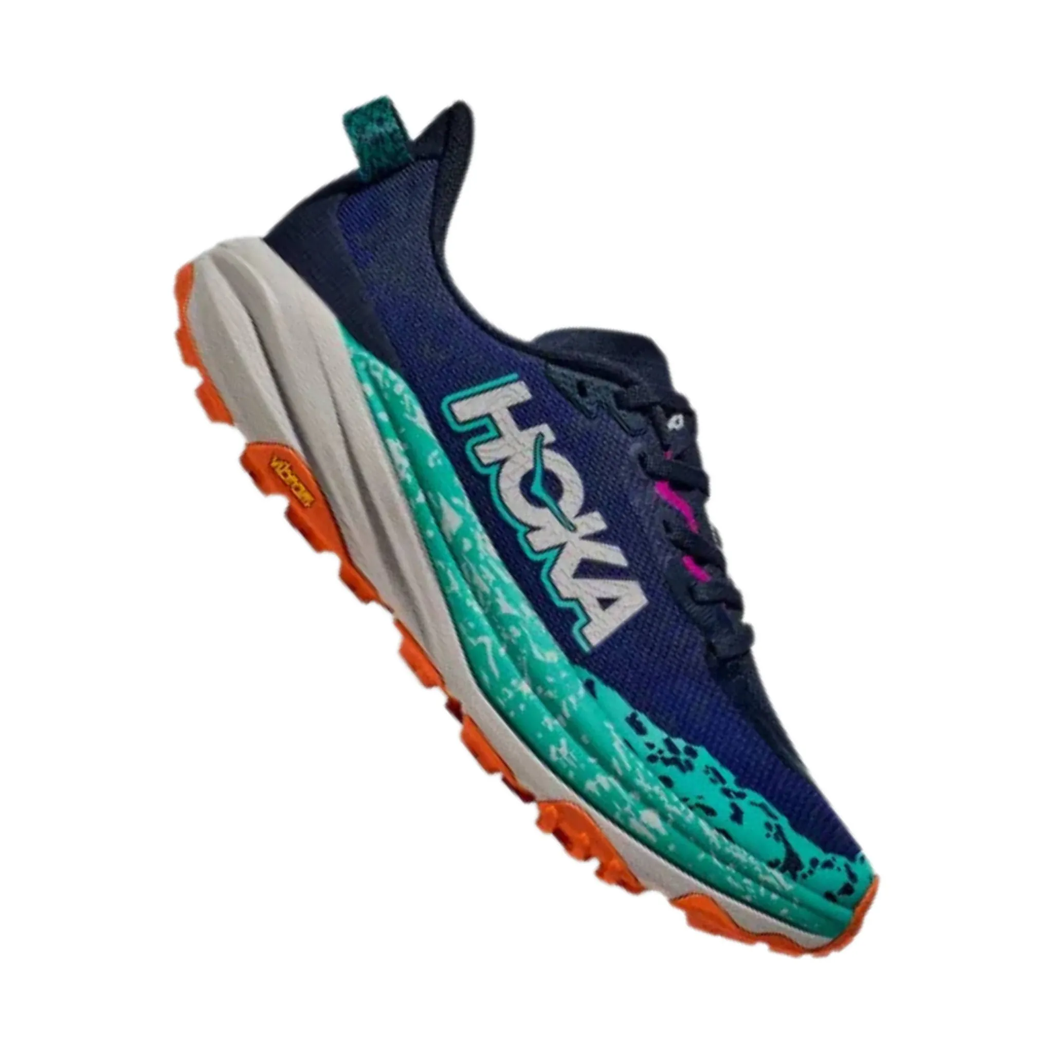 HOKA Women's Speedgoat 6 Trail Running Shoes - Midnight/Meteor