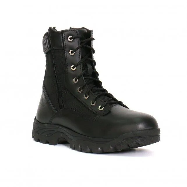 Hot Leathers BTM1012 Men's Black Leather Swat Style Lace Up Boots with