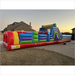 Inflatable Obstacle Course Bouncy Race Obstacles Ninja Warrior Course Assault Course