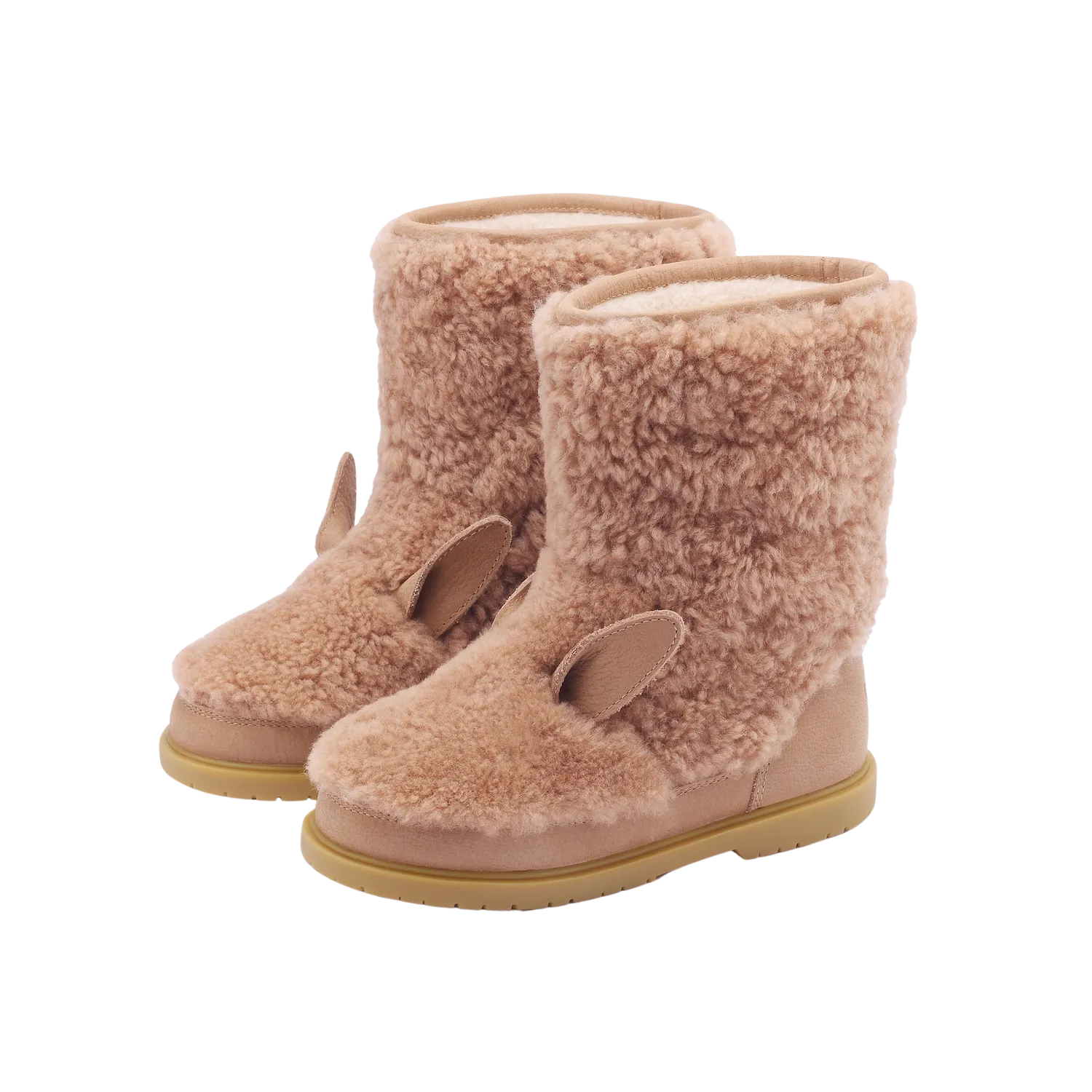 Irfi Boots | Pink Alpaca | Vintage Pink Sheep Wool