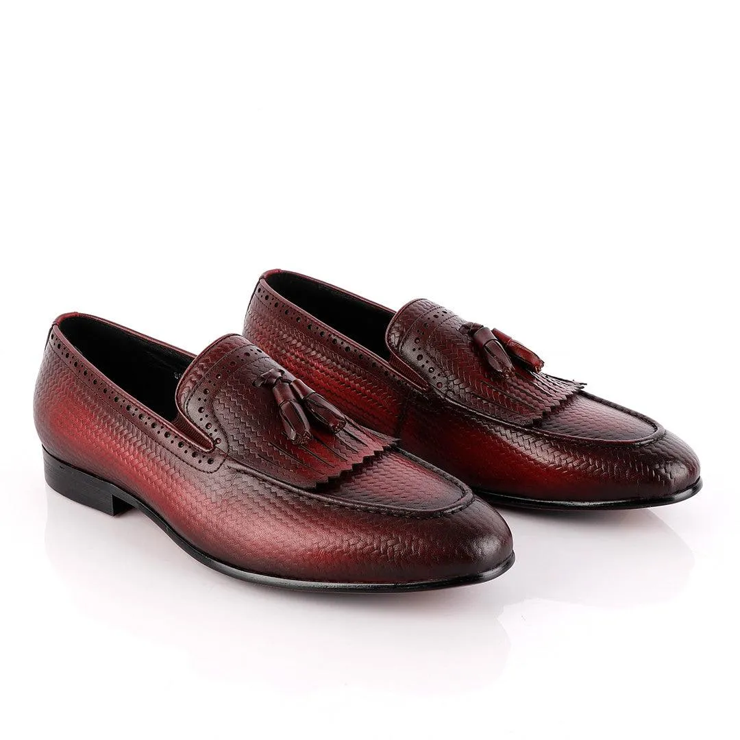 John Foster Harvard Bandeira Wine Tassel Shoe