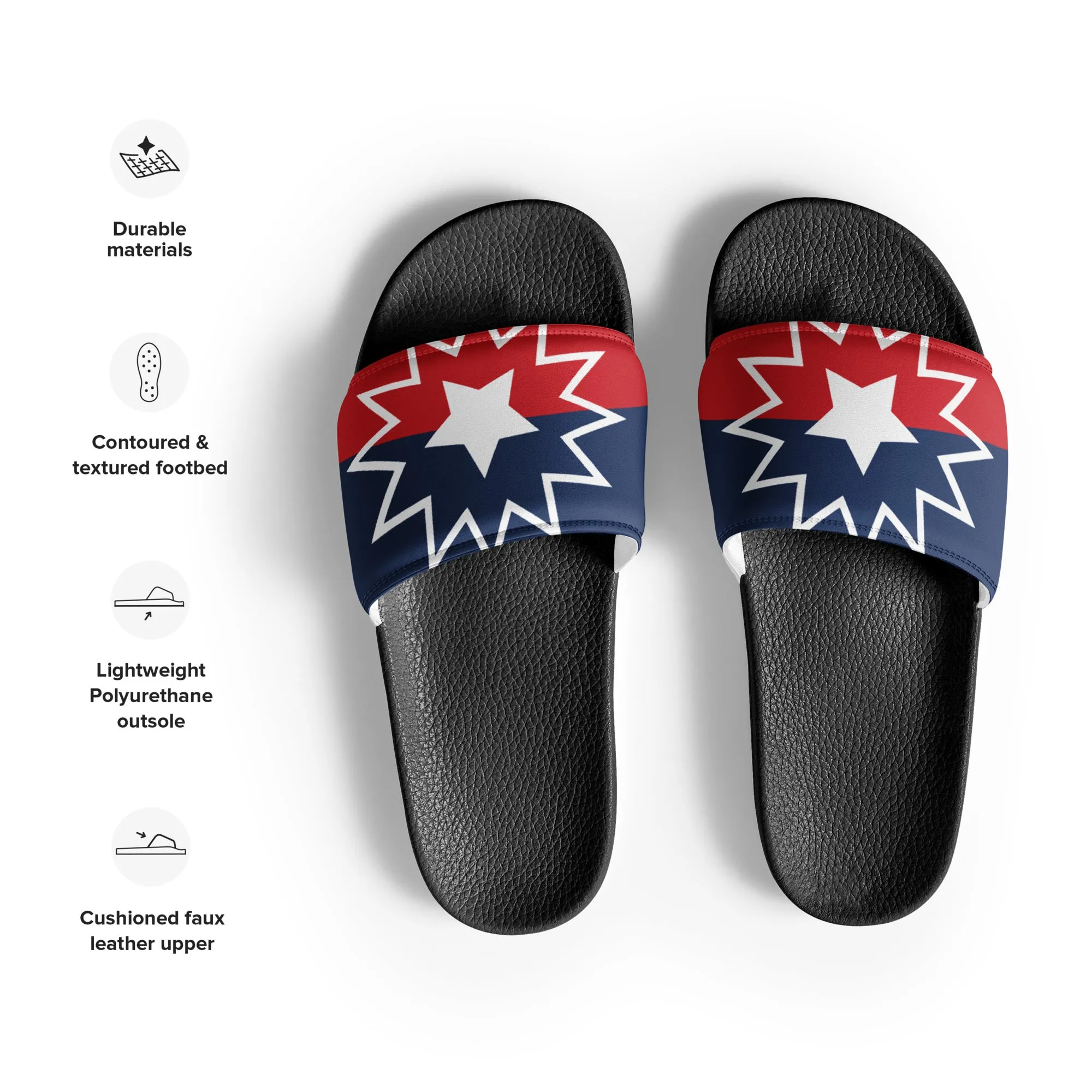 Juneteenth Flag Men's Slides