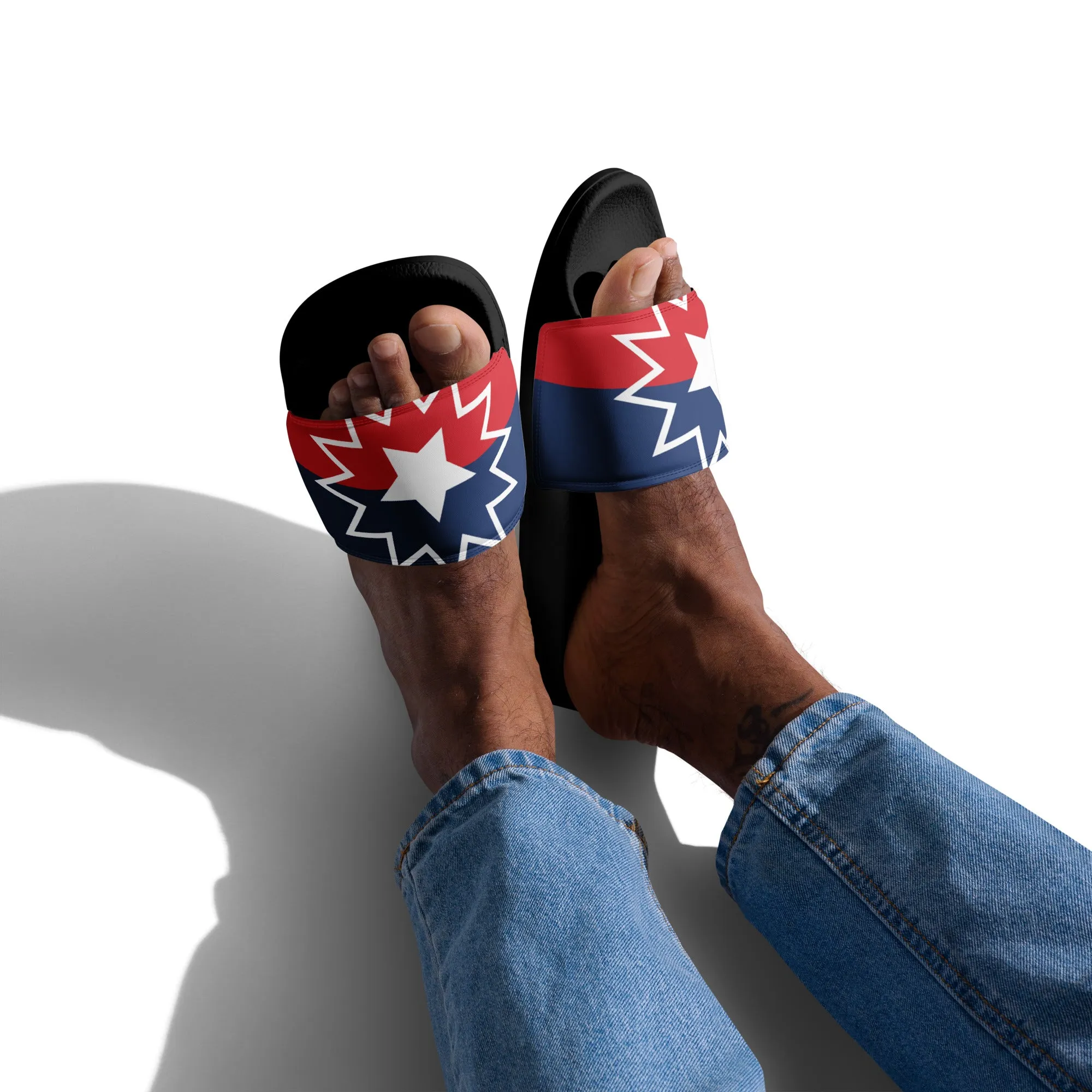 Juneteenth Flag Men's Slides