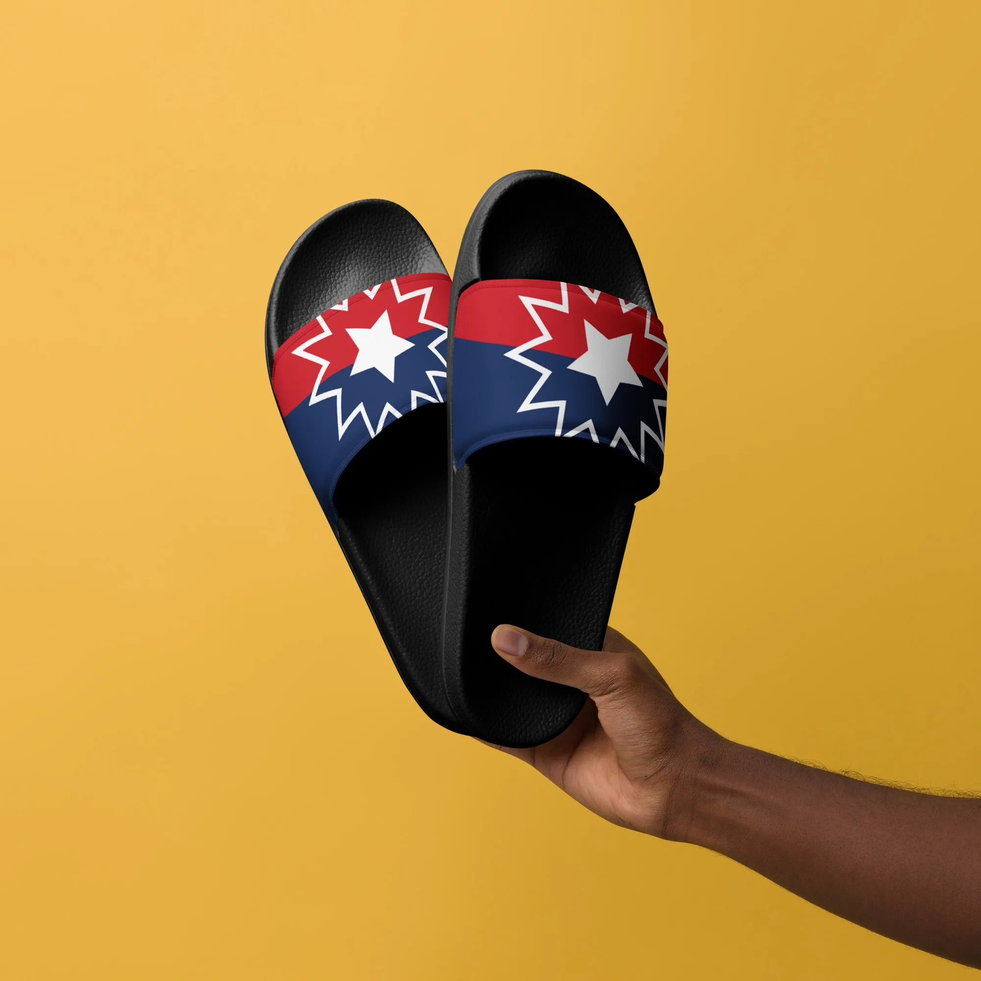 Juneteenth Flag Men's Slides