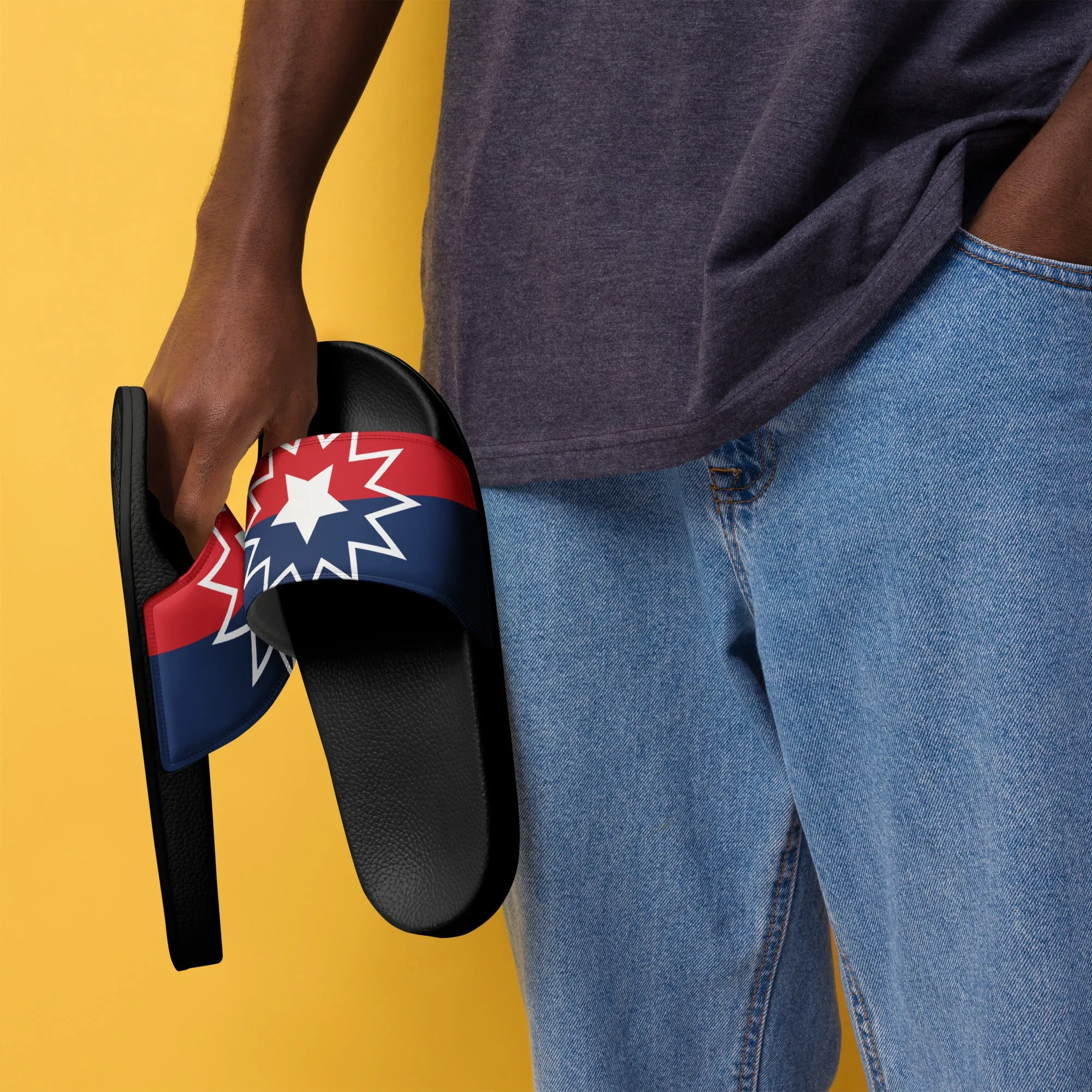 Juneteenth Flag Men's Slides