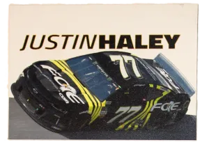 Justin Haley Die Cut Magnet