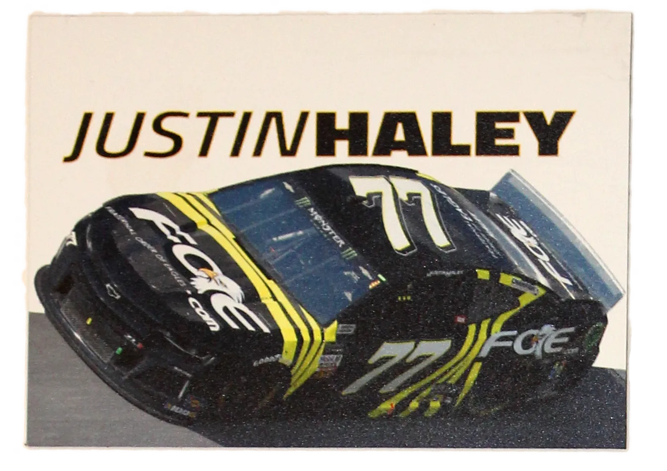 Justin Haley Die Cut Magnet