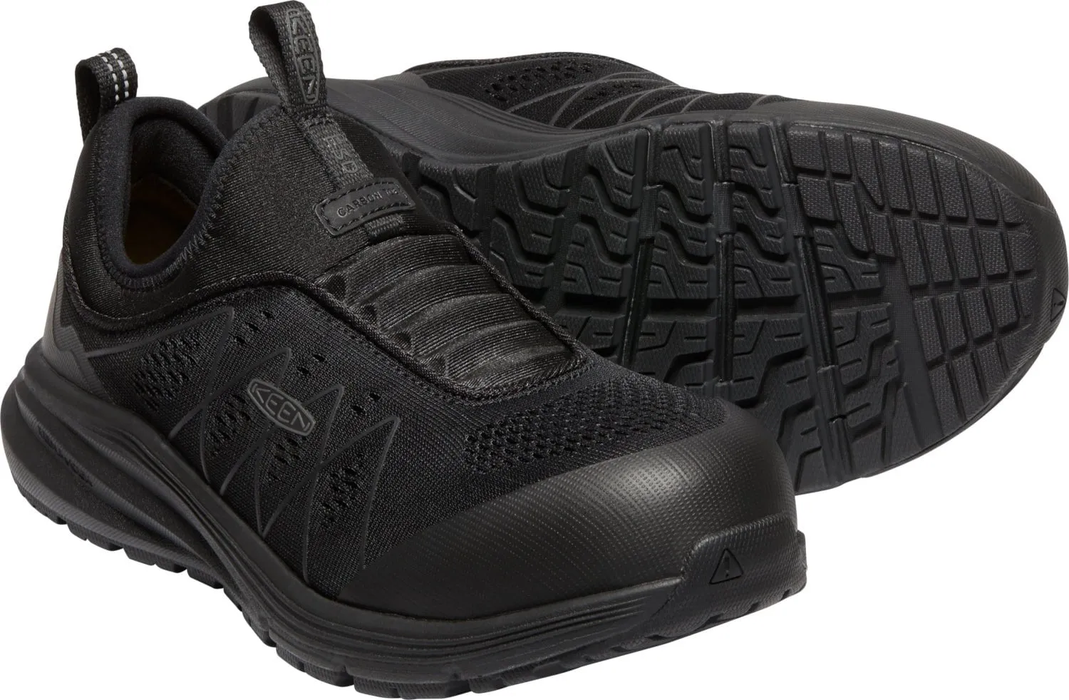 Keen Utility Womens Vista Energy Shift ESD Black/Black Mesh Work Shoes