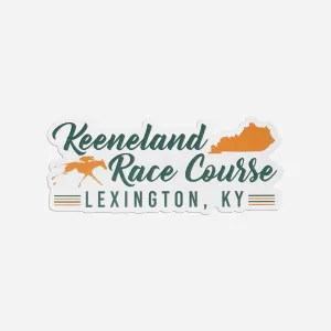 Keeneland Race Course Tri-Line Decal