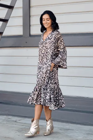 Kenza  Animal Print Dress