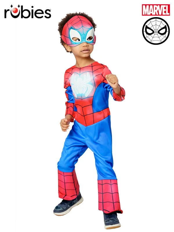 Kids Costume - Spidey (Sahaf) Deluxe Glow In Dark