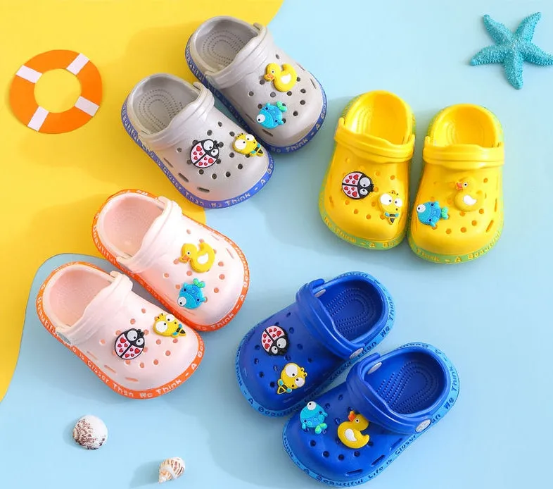 Kids Slippers for Boys Girls Cartoon Shoes Summer Toddler