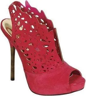 Loyally Elegant Bijou sling back booties Heels