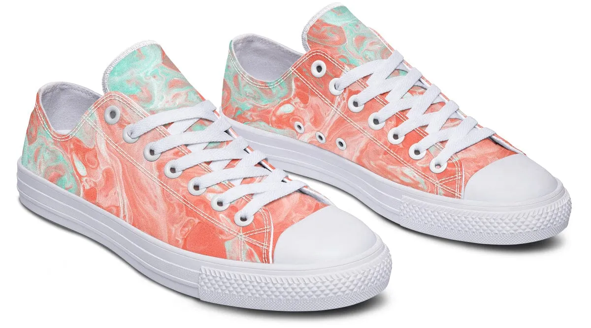 marble Low Top Shoes