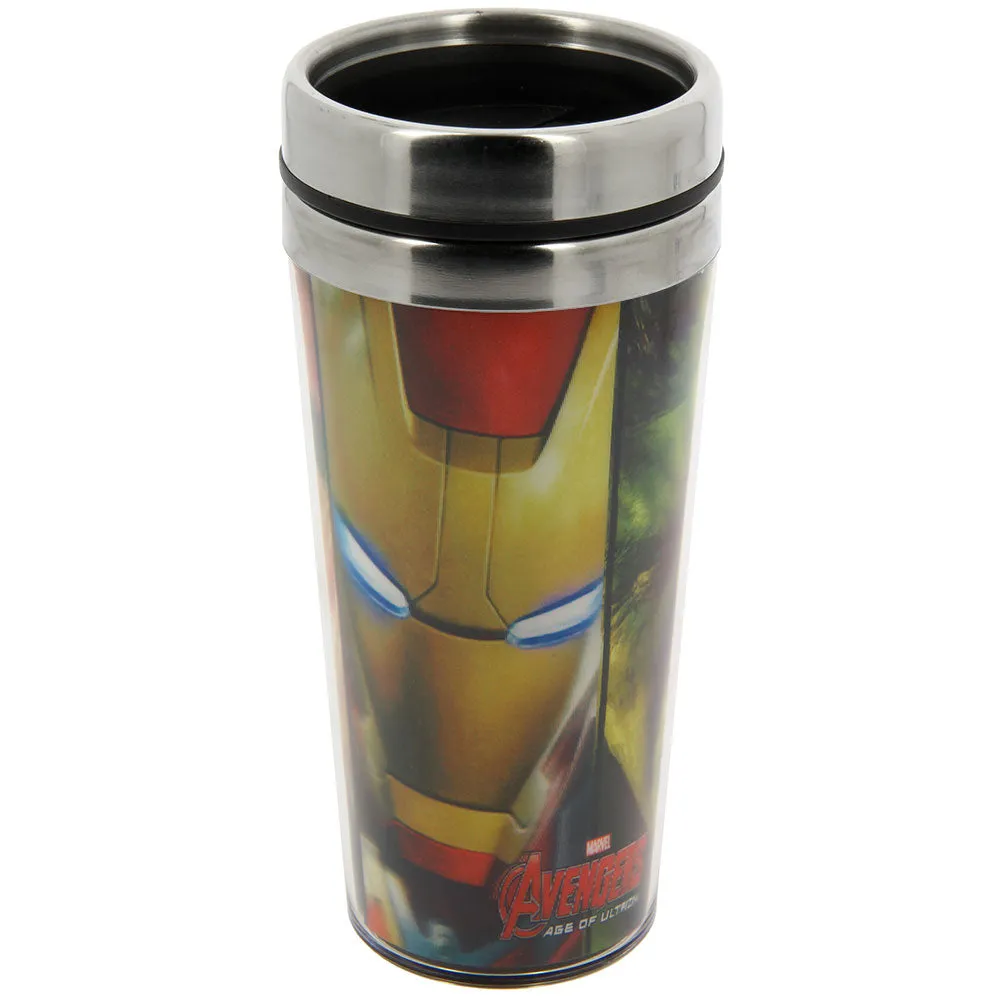 Marvel Age of Ultron Plastic Double Wall Travel Mug - 3D (lenticular)