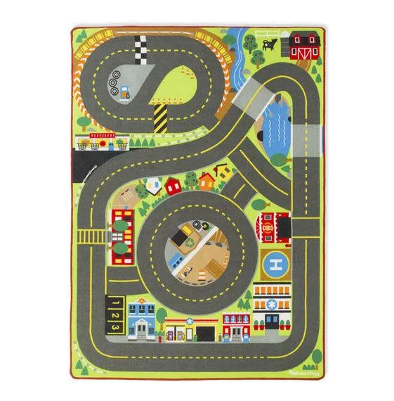 Melissa & Doug Jumbo Roadway Activity Rug