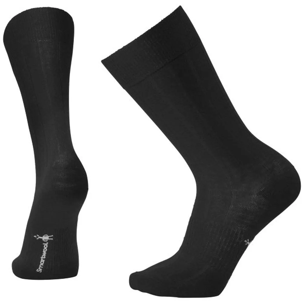 Men's City Slicker Crew Socks in Black