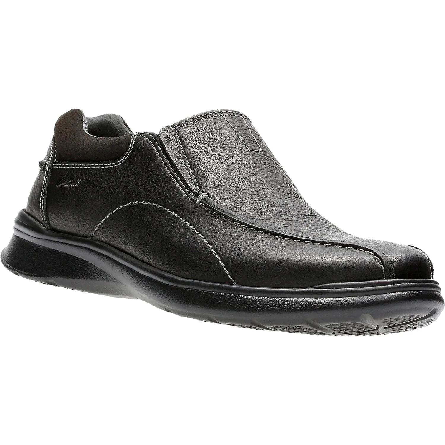 Men's Clarks Cotrell Step Black Leather