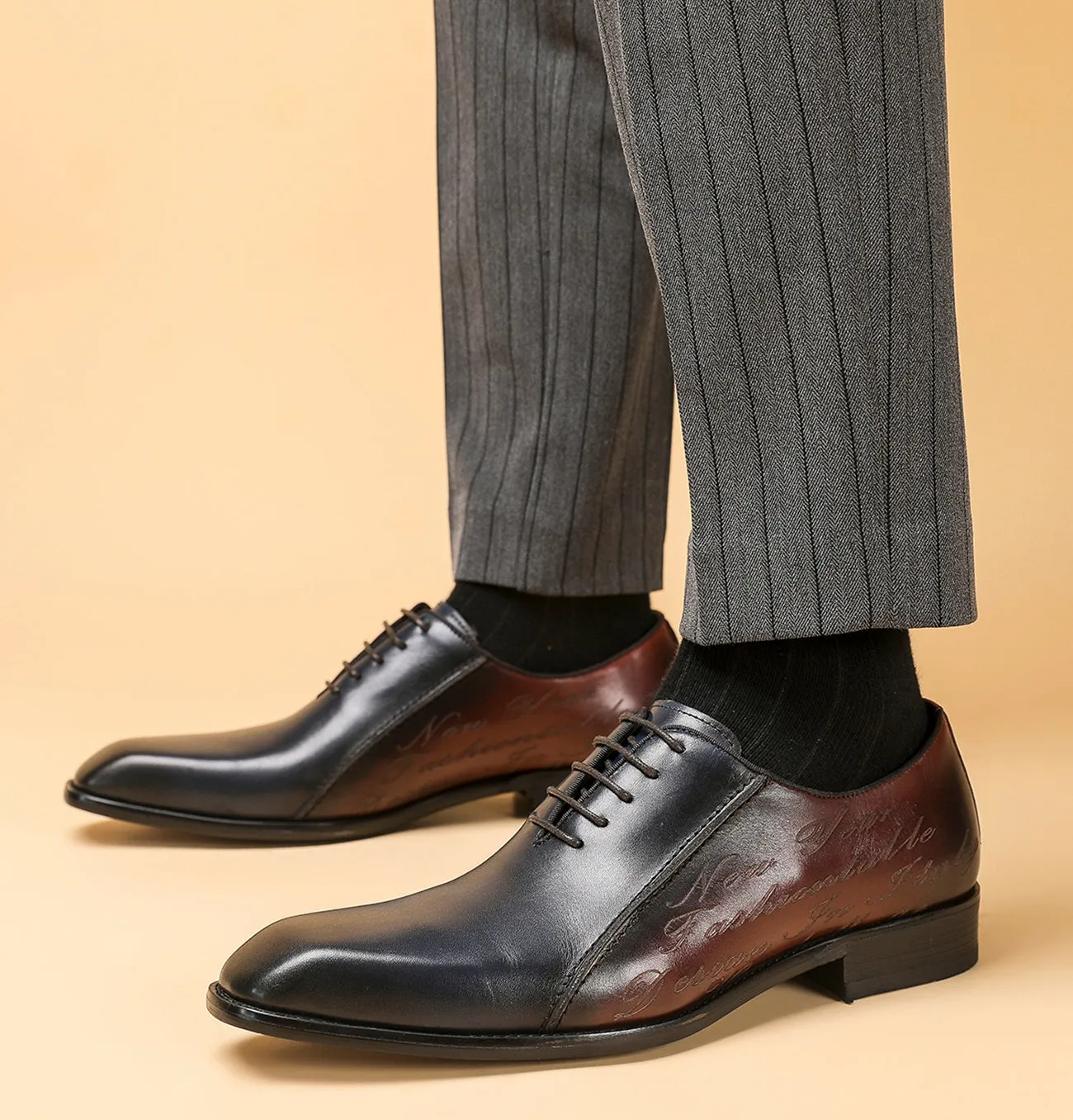 Men's Leather Classic Oxfords Formal Shoes