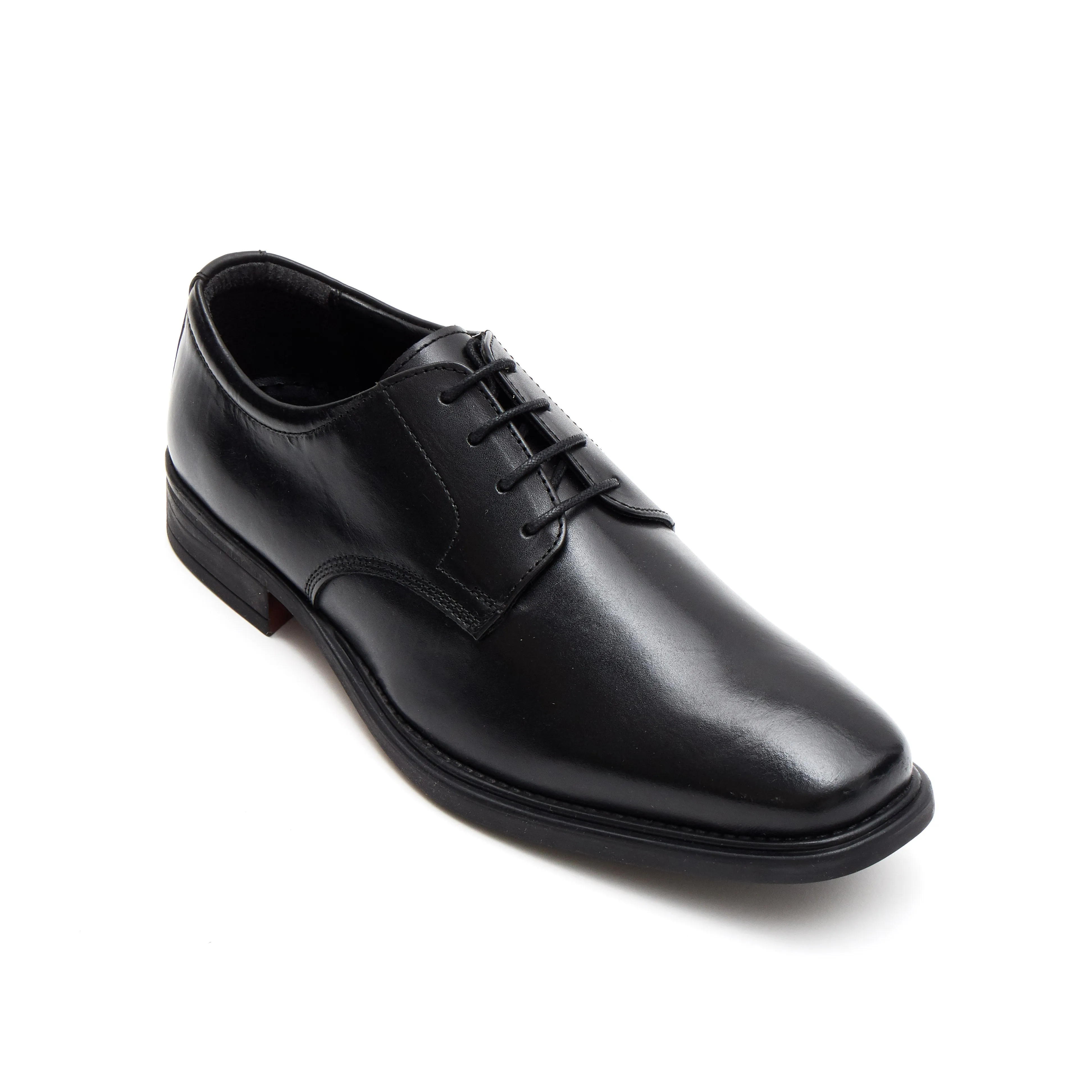 Mens Leather Formal Comfort Shoes-30866_Black