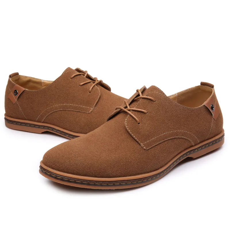 Men's Nubuck Lightweight Derby Shoes