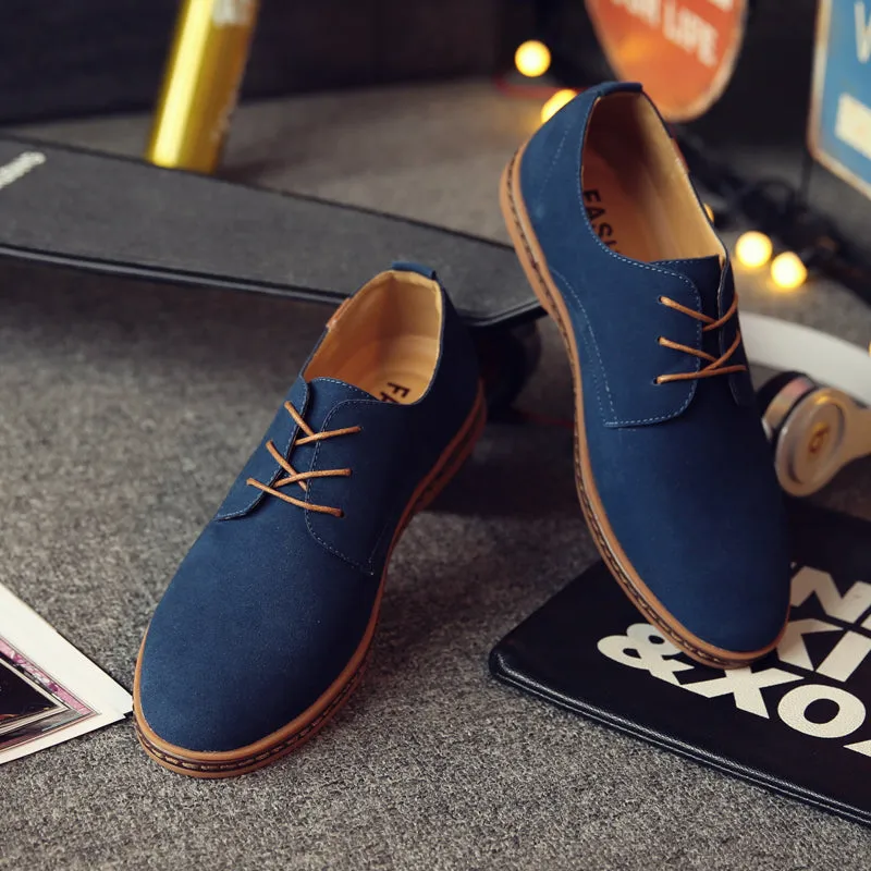 Men's Nubuck Lightweight Derby Shoes