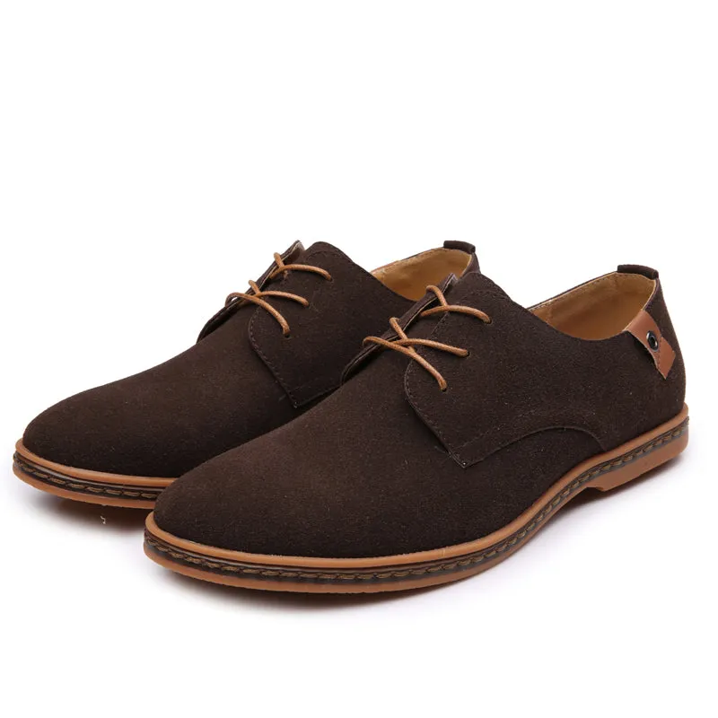 Men's Nubuck Lightweight Derby Shoes