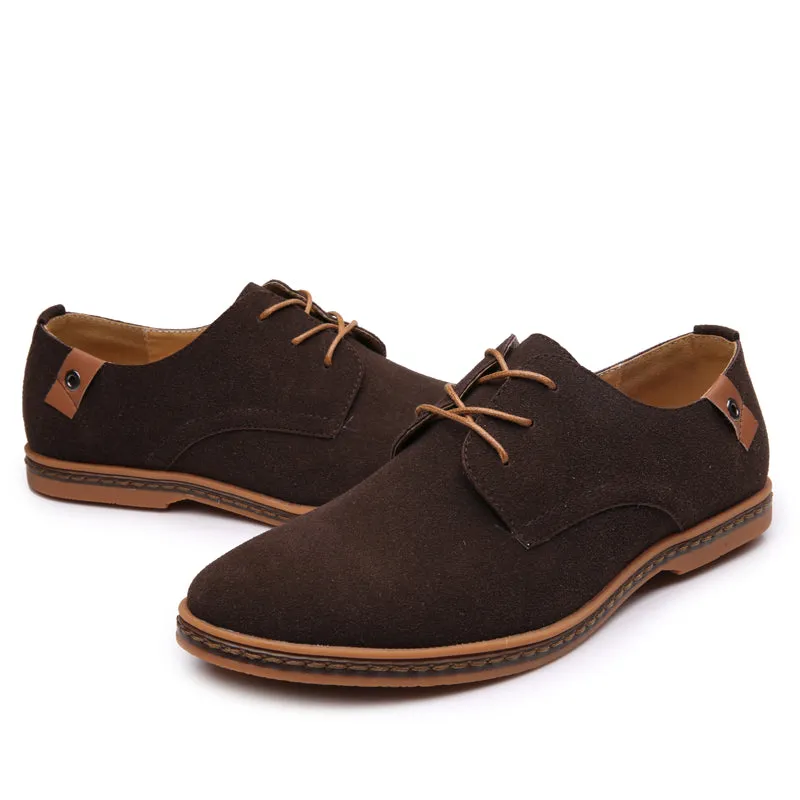 Men's Nubuck Lightweight Derby Shoes