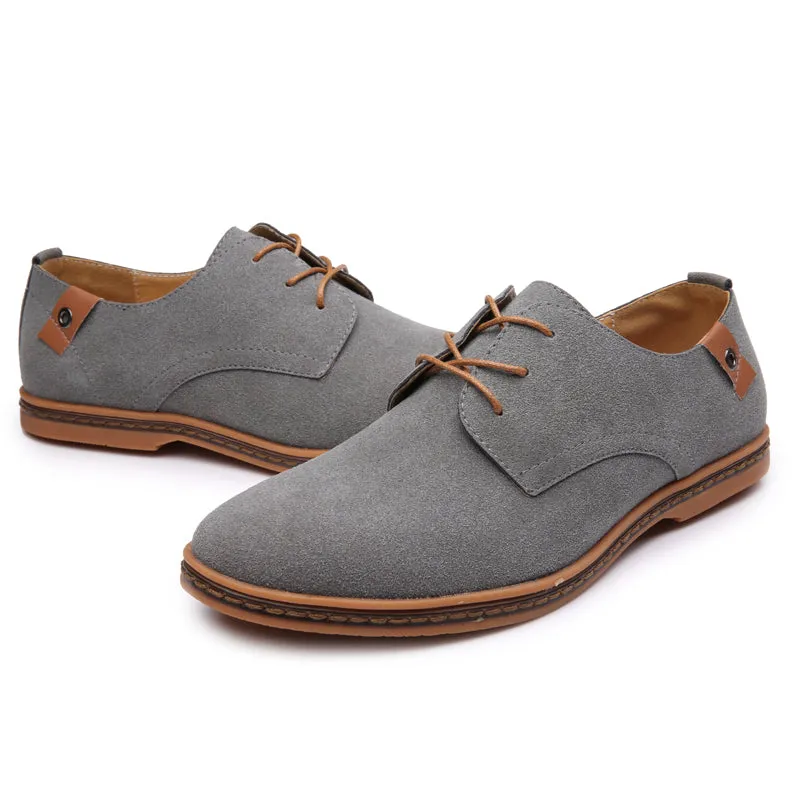 Men's Nubuck Lightweight Derby Shoes