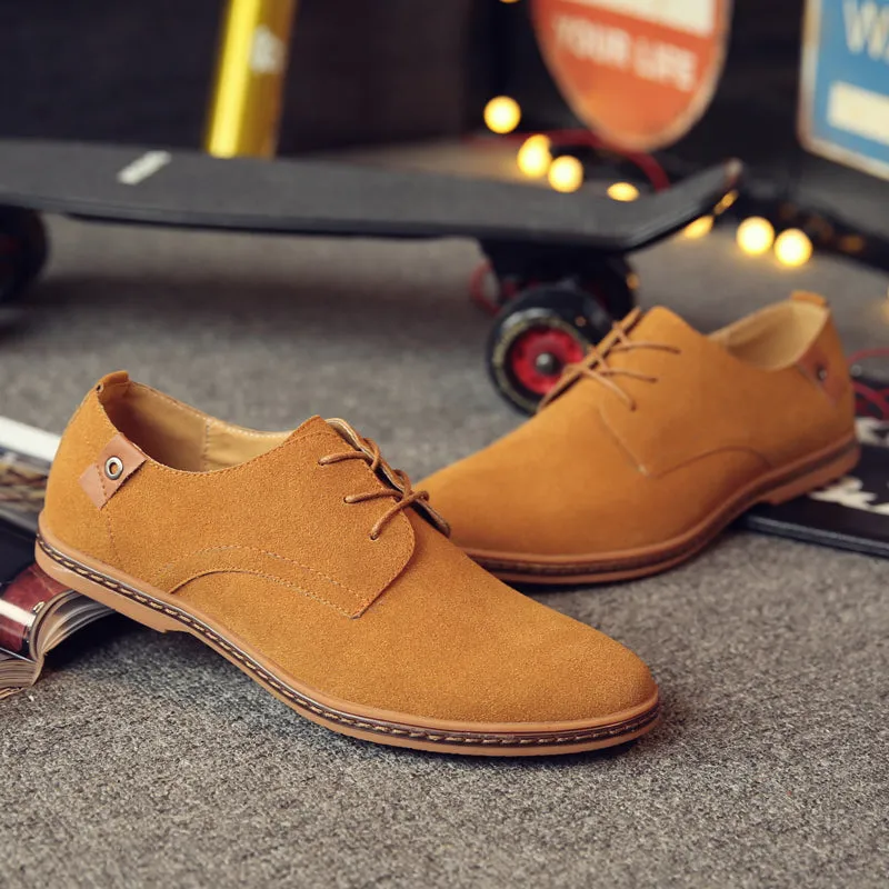 Men's Nubuck Lightweight Derby Shoes