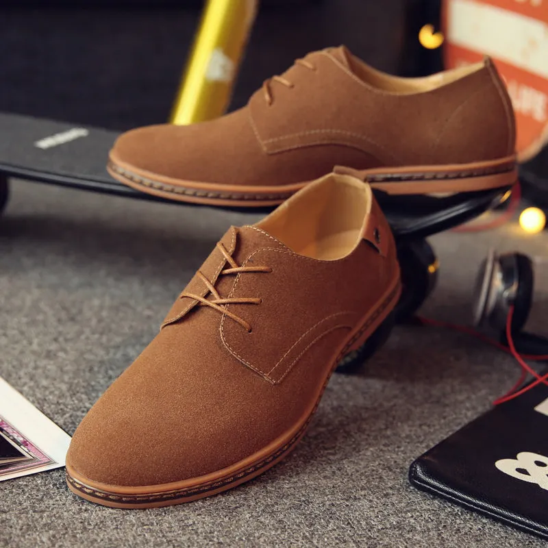 Men's Nubuck Lightweight Derby Shoes