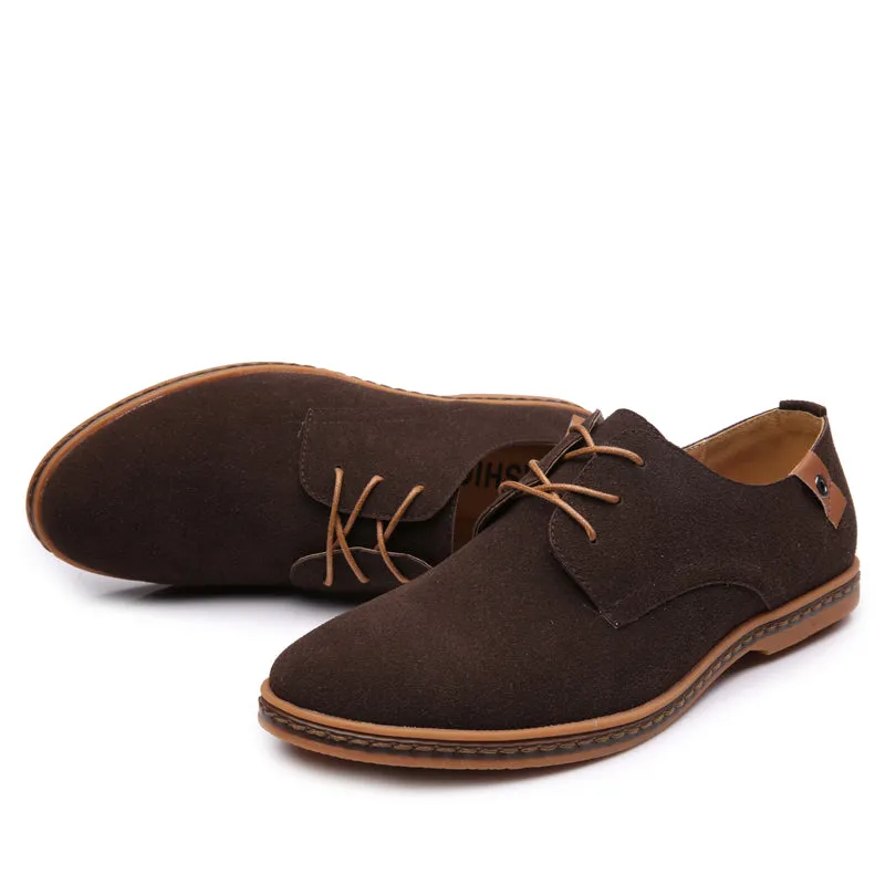 Men's Nubuck Lightweight Derby Shoes