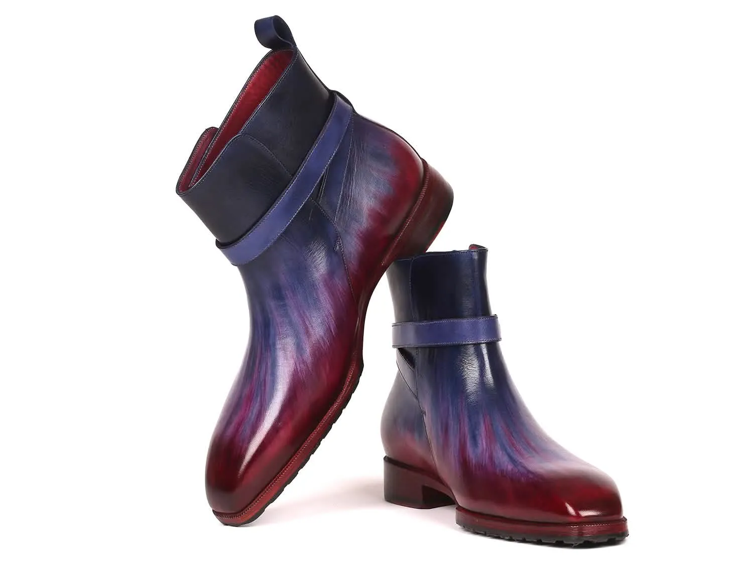 Men's Personalized Multicolor Patina Jodhpur Boots by Paul Parkman