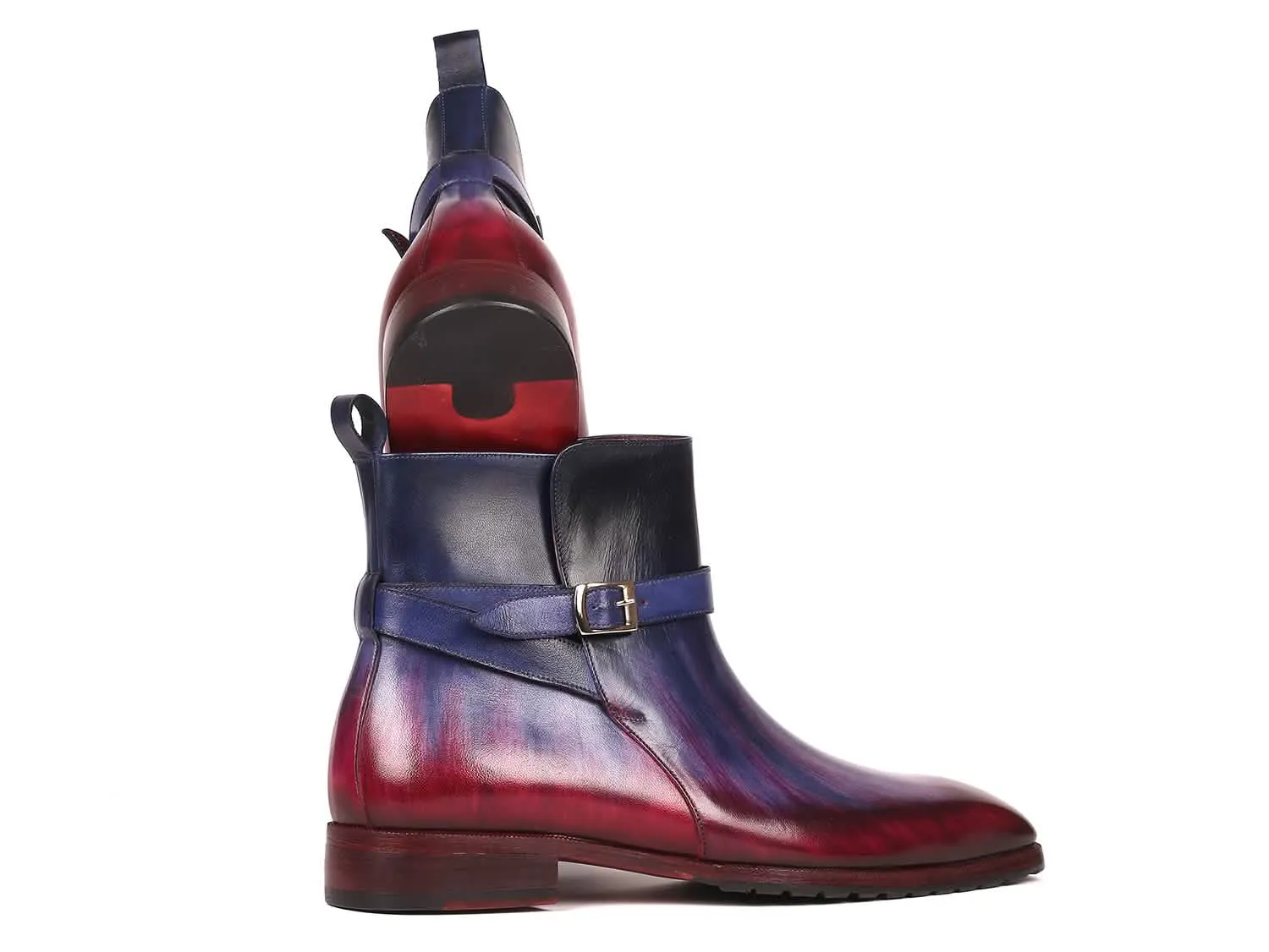 Men's Personalized Multicolor Patina Jodhpur Boots by Paul Parkman