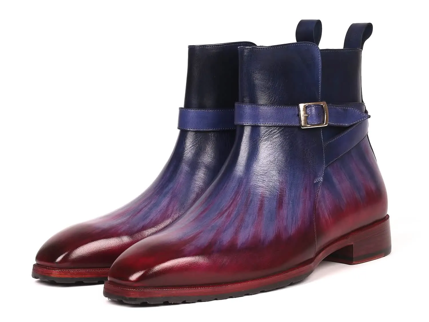 Men's Personalized Multicolor Patina Jodhpur Boots by Paul Parkman