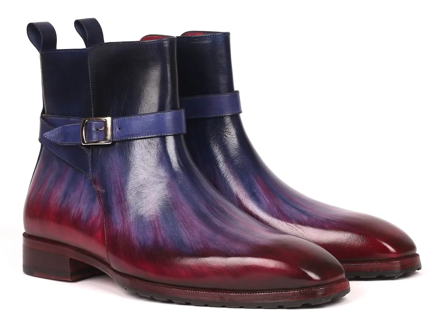 Men's Personalized Multicolor Patina Jodhpur Boots by Paul Parkman