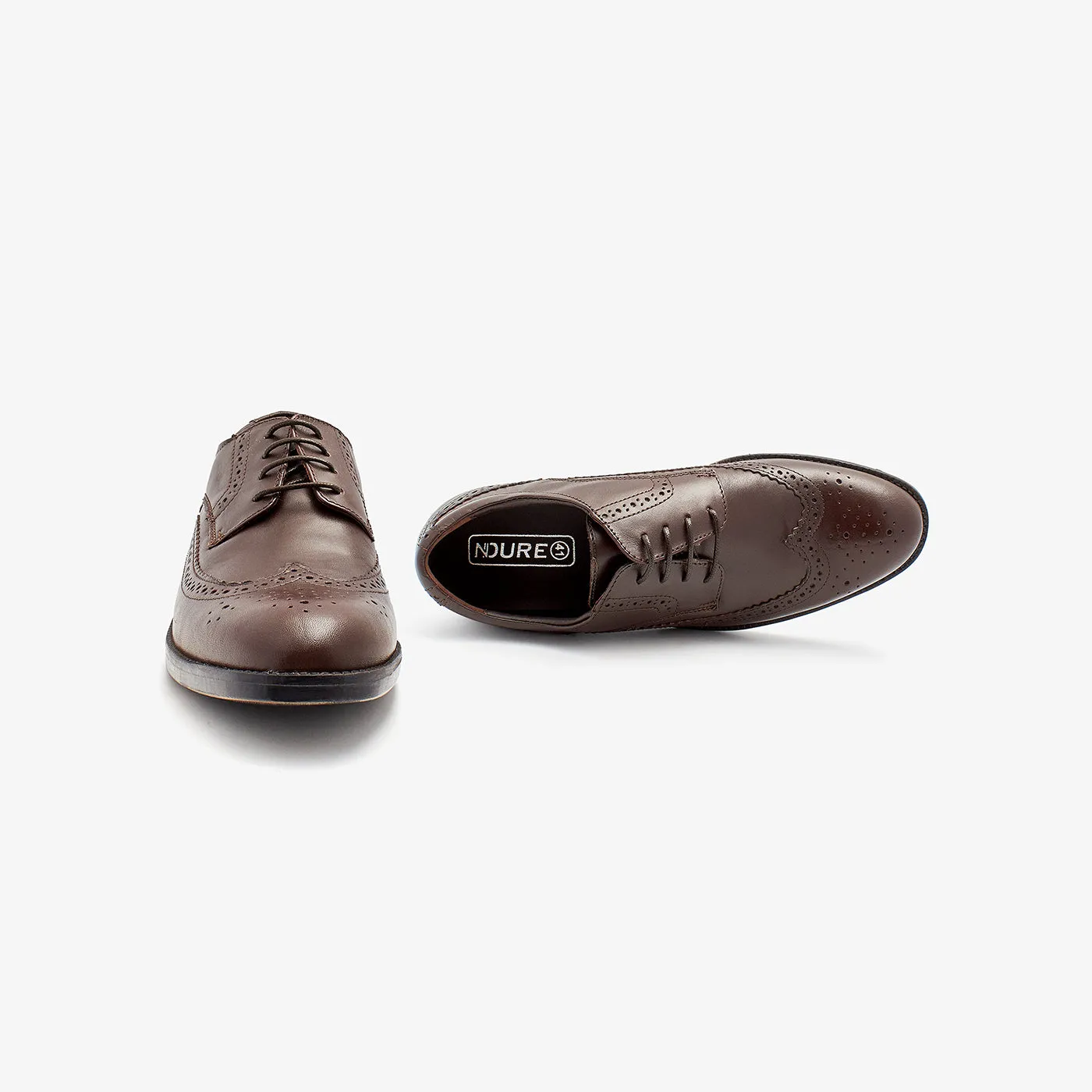 Mens Wingtip Leather Shoes