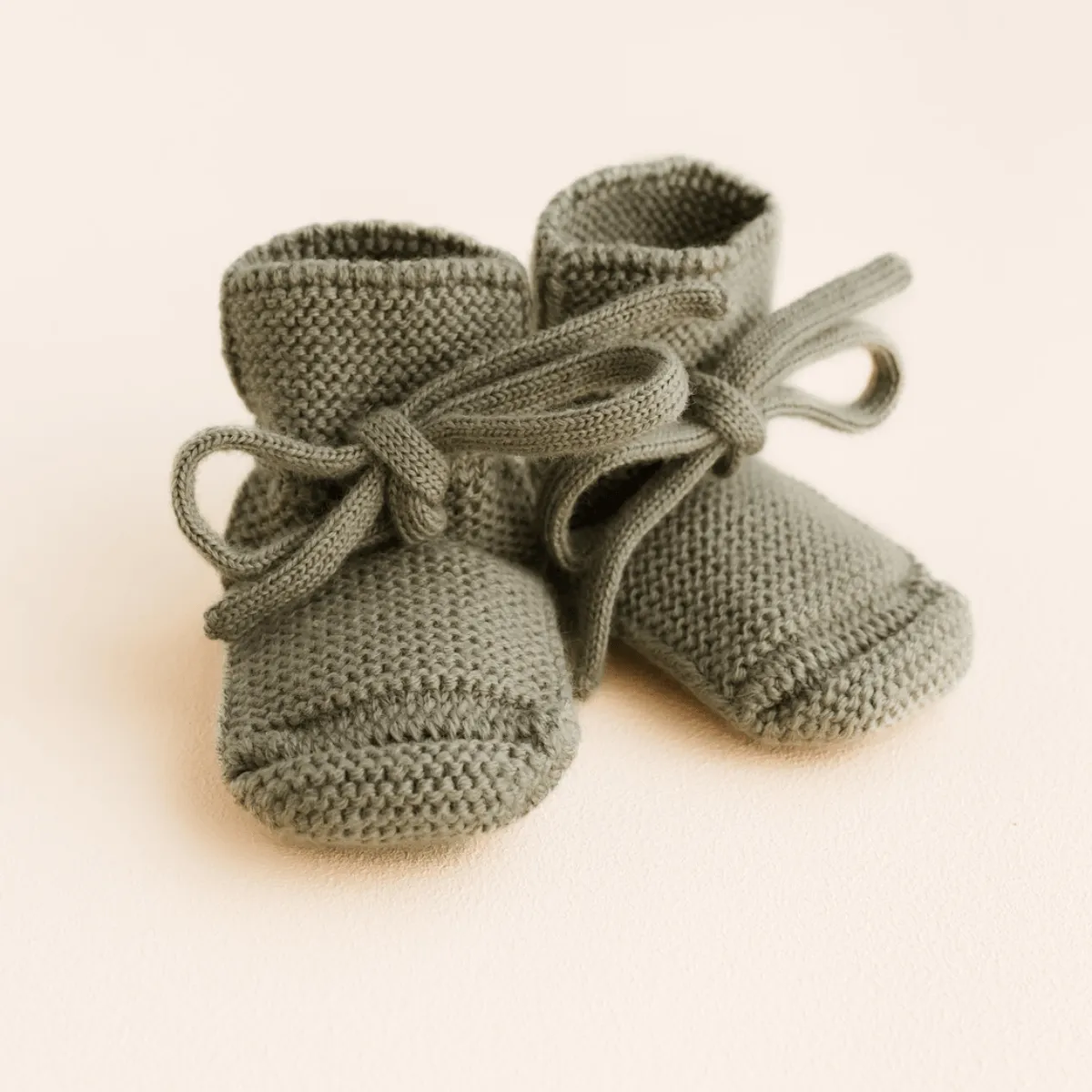 Merino Wool Booties, Artichoke