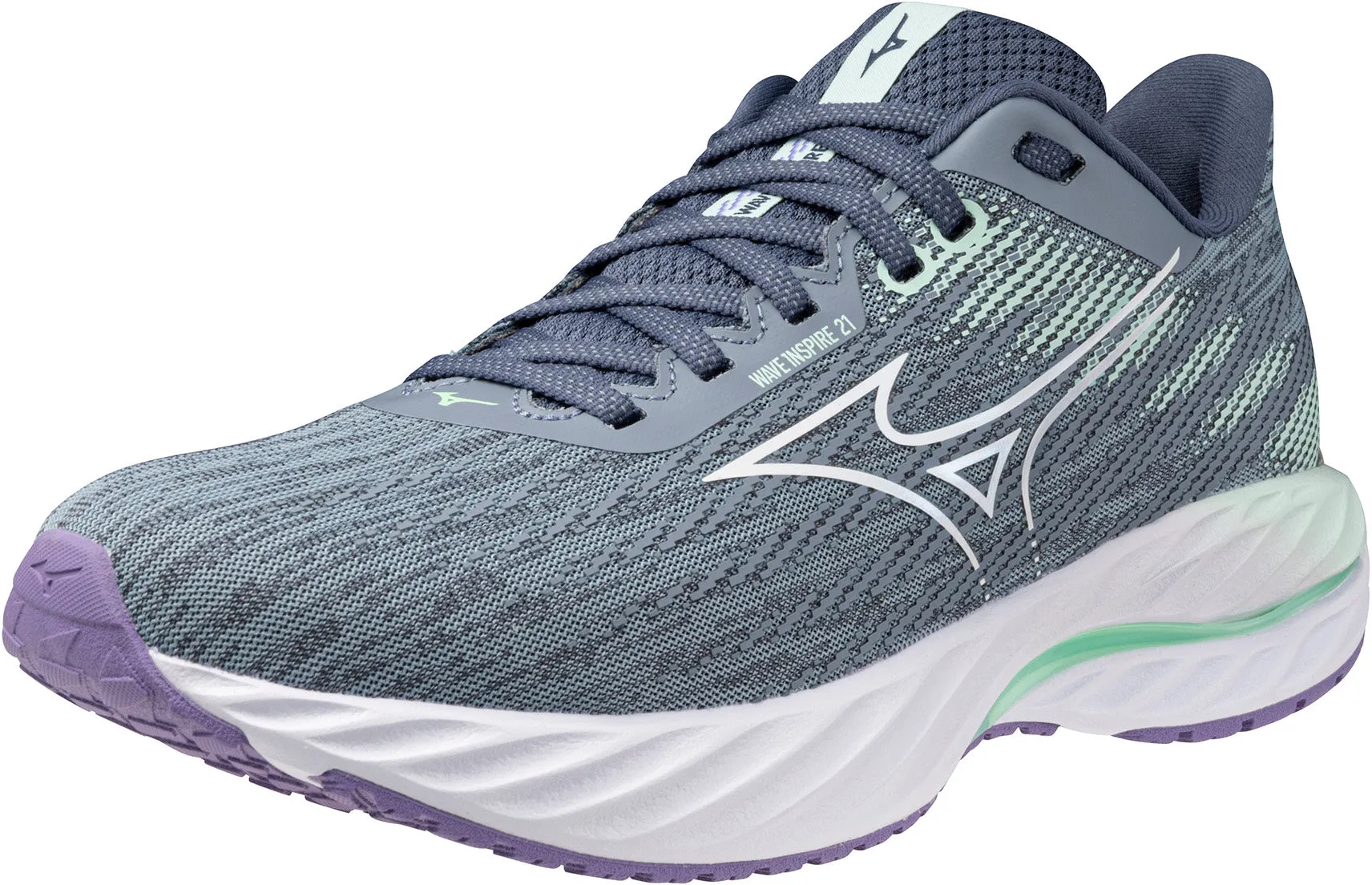 Mizuno Wave Inspire 21 Womens Running Shoes - Grey