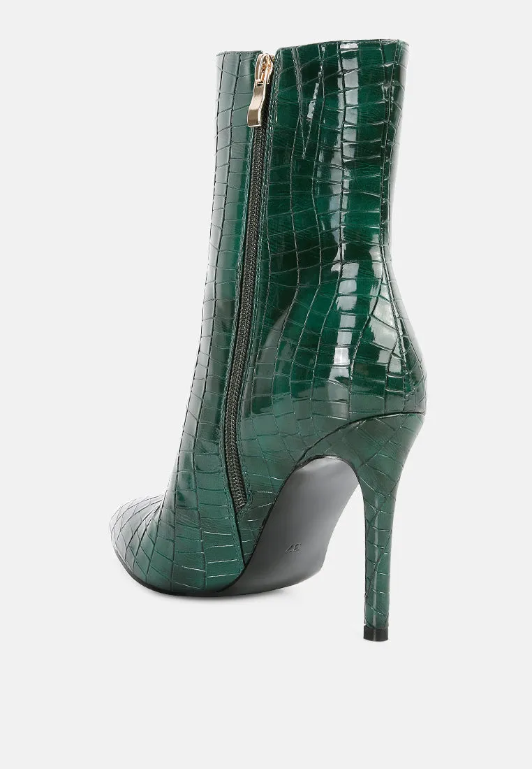 Momoa High Heel Ankle Boots