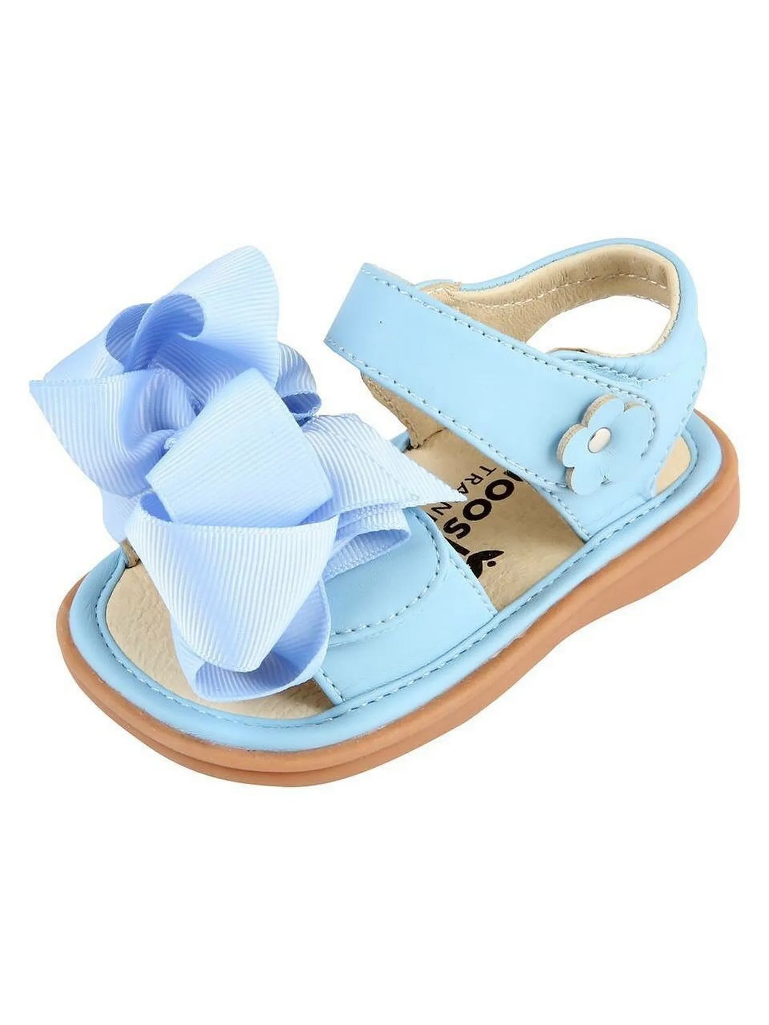 Mooshu Trainers Girls Squeaky Cute Bow Mary Jane Shoes Baby 4 - Toddler 9