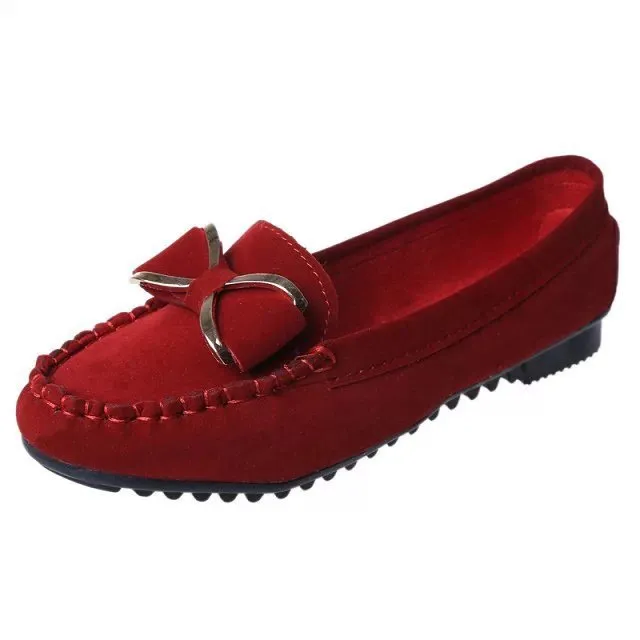 Peas shoes flat shoes bowknot - Women's shoes