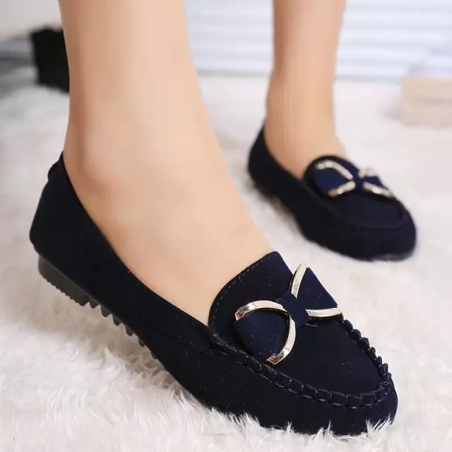 Peas shoes flat shoes bowknot - Women's shoes